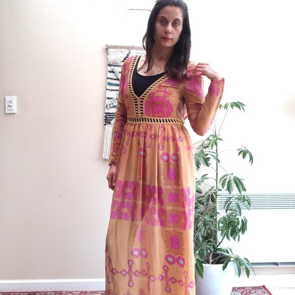 Sheer Beach Dress with built in bodysuit - Picture 3 of 4